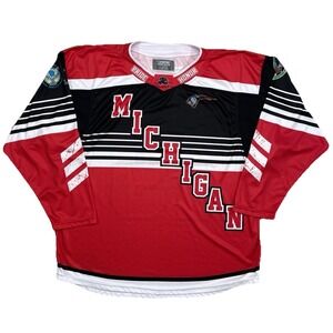 Michigan State Wars Roller Hockey Jersey Men's Size XL Empire Van Villet #19